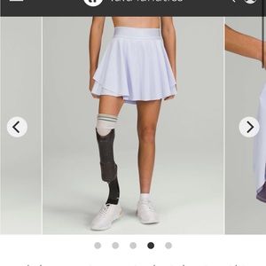 Lululemon Court Rival High-Rise Skirt *Long pastel blue size 6